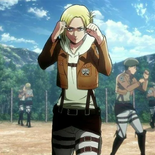 🐬 Стикер «Annie Leonhart» для Telegram