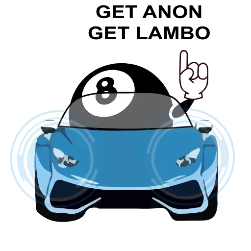 🚘 Стикер «Anon» для Telegram