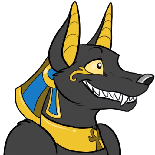 Стикерпак Anubis для Telegram — скачать