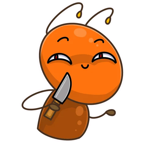 😈 Стикер «Муравей Лёша» для Telegram