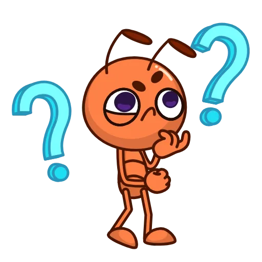 🤔 Стикер «Муравьишка» для Telegram