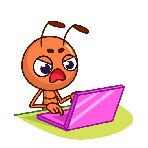 ⌨️ Стикер «Муравьишка» для Telegram