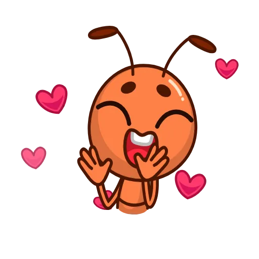 🥰 Стикер «Муравьишка» для Telegram