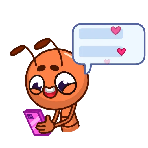 💌 Стикер «Муравьишка» для Telegram