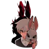 🤩 Эмодзи «Антон Tiny Bunny» для Telegram