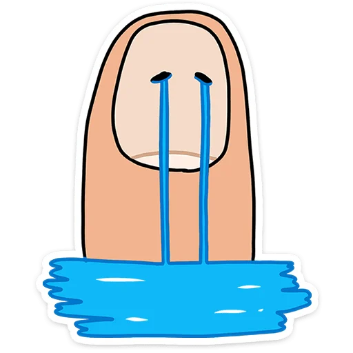 😭 Стикер «Палец Антон» для Telegram