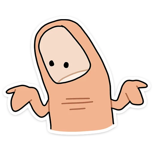 ⭐ Стикер «Палец Антон» для Telegram