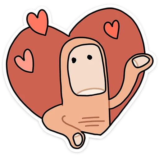 ⭐ Стикер «Палец Антон» для Telegram