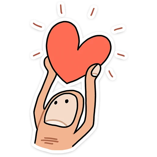 ❤️ Стикер «Палец Антон» для Telegram