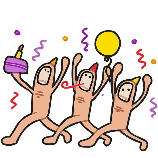 🥳 Эмодзи «Палец Антон» для Telegram