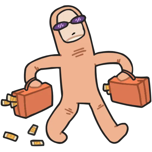 😎 Эмодзи «Палец Антон» для Telegram