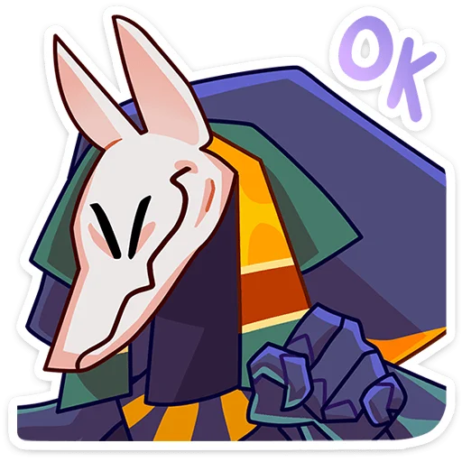 👌 Стикер «Анубис-Инпу» для Telegram