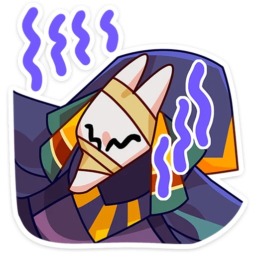 🥵 Стикер «Анубис-Инпу» для Telegram