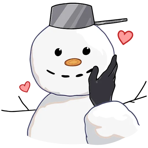 ⛄️ Эмодзи «Новогодний посыльный Аня» для Telegram