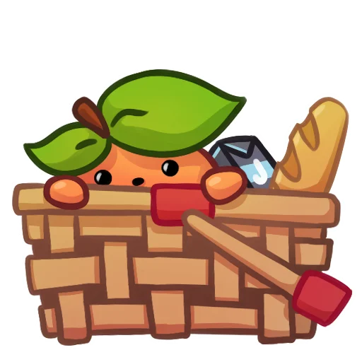 😬 Стикер «Applepeach dude» для Telegram