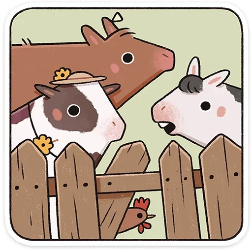 😳 Стикер «Апрелька» для Telegram