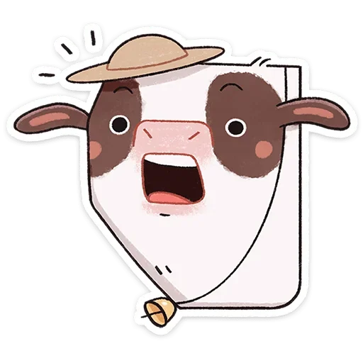 😳 Стикер «Апрелька» для Telegram
