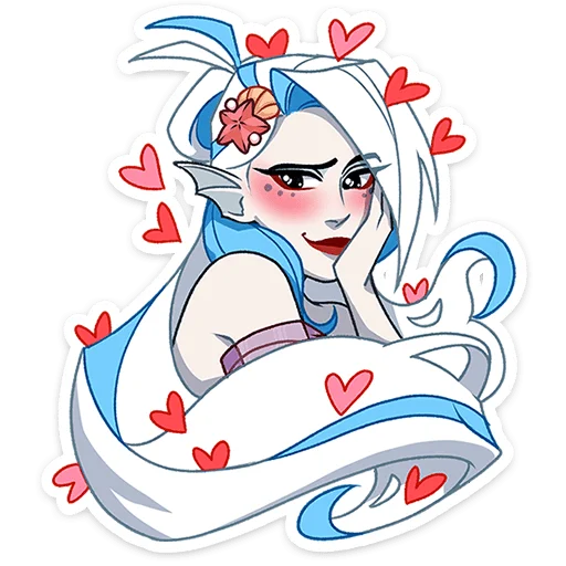 🥰 Стикер «Аква без надписей» для Telegram