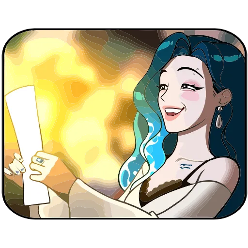 🔥 Эмодзи «Акварина» для Telegram