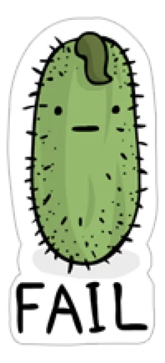 😨 Стикер «Cucumber.AL» для Telegram