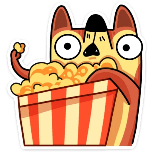 🍿 Стикер «Арчи» для Telegram