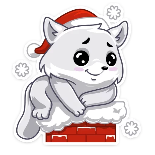 Стикерпак Arcty the polar fox Аркти из вк для Telegram — скачать