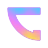 🤩 Эмодзи «Фундамент градиент сирень шрифт» для Telegram