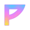 🤩 Эмодзи «Фундамент градиент сирень шрифт» для Telegram