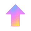 🤩 Эмодзи «Фундамент градиент сирень шрифт» для Telegram