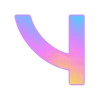 🤩 Эмодзи «Фундамент градиент сирень шрифт» для Telegram