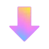 🤩 Эмодзи «Фундамент градиент сирень шрифт» для Telegram