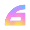 🤩 Эмодзи «Фундамент градиент сирень шрифт» для Telegram