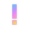 🤩 Эмодзи «Фундамент градиент сирень шрифт» для Telegram