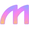 🤩 Эмодзи «Фундамент градиент сирень шрифт» для Telegram