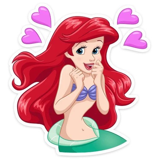 🥰 Стикер «Ариэль» для Telegram