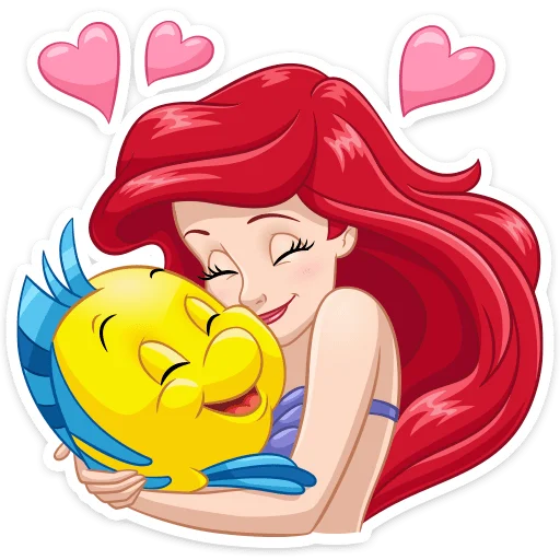 🥰 Стикер «Ариэль» для Telegram