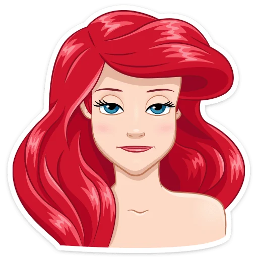 😐 Стикер «Ариэль» для Telegram