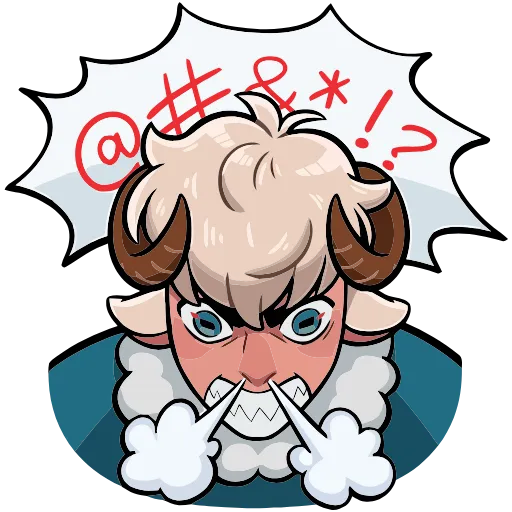 🤬 Эмодзи «Ариес» для Telegram