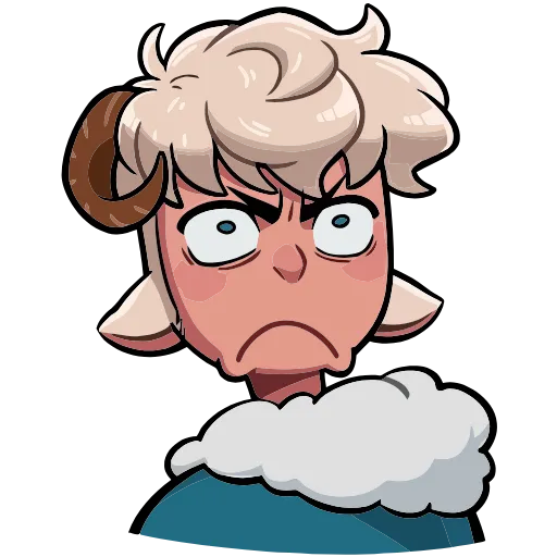 ☹️ Эмодзи «Ариес» для Telegram