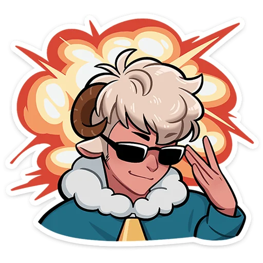 ⭐ Стикер «Ариес» для Telegram