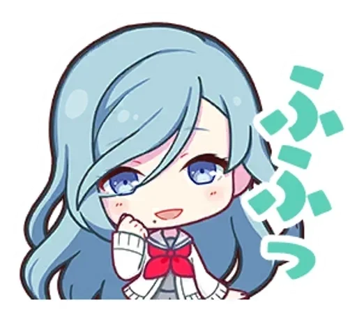 Стикерпак Hinomori Shizuku для Telegram — скачать