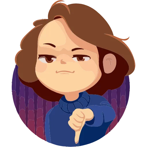 👎 Эмодзи «Ариша» для Telegram