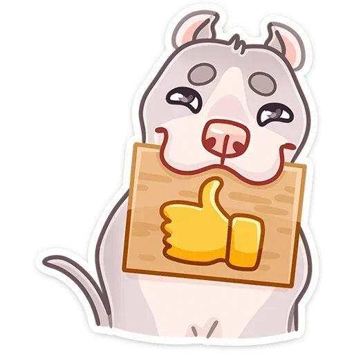 👍 Стикер «Аркадий без надписей» для Telegram