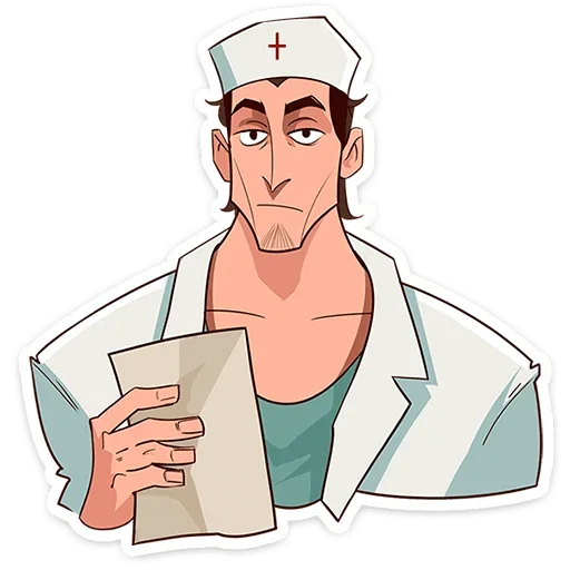 🧑‍⚕ Стикер «Арни» для Telegram