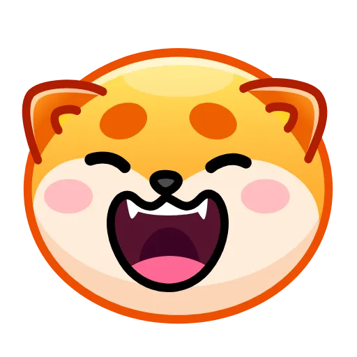 Стикерпак Fox emoji для Telegram — скачать