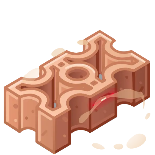 Эмодзи «Artisan Brick» для Telegram