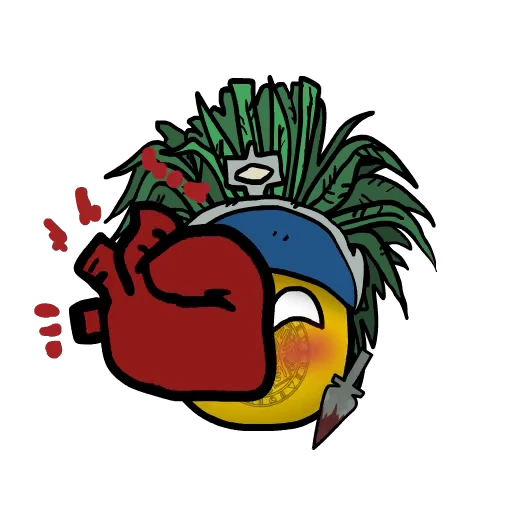 ❤️ Стикер «Art&;s Countryballs» для Telegram