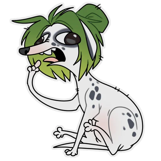 Стикерпак Arya the dog для Telegram — скачать