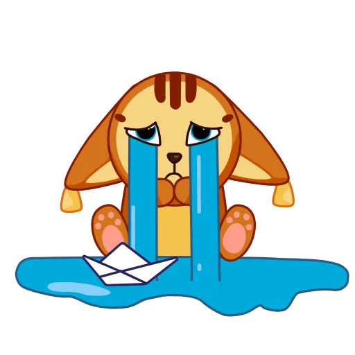 😭 Стикер «Тихоня» для Telegram