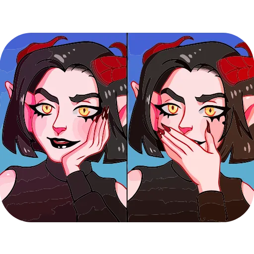 🤭 Эмодзи «Асмодея» для Telegram
